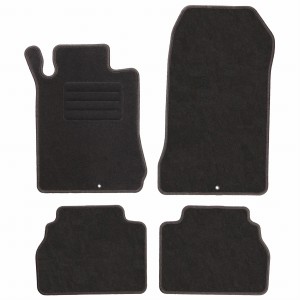 Basic Fussmatten passend für Mercedes-Benz E-Klasse W210 1995-2003 Schwarz