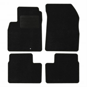 Basic Fussmatten passend für Nissan Micra IV 2010-2016 Schwarz