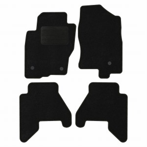 Basic Fussmatten passend für Nissan Pathfinder III 2010-2013 Schwarz