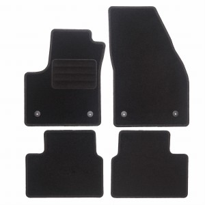 Basic Fussmatten passend für Opel Meriva B 2010-2017 Schwarz