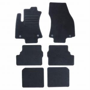 Basic Fussmatten passend für Opel Zafira A 7-Sitzer 1999-2005 Schwarz