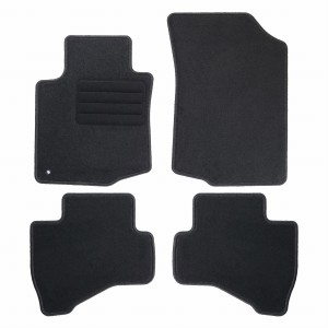 Basic Fussmatten passend für Peugeot 107 2005-2014 Schwarz