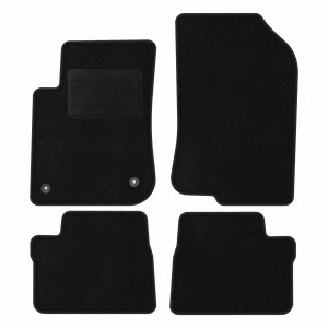 Basic Fussmatten passend für Peugeot 208 2012- Schwarz