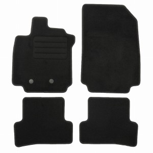 Basic Fussmatten passend für Renault Clio III 2005-2012 Schwarz