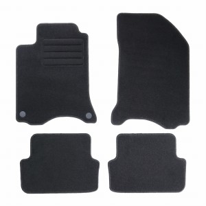 Basic Fussmatten passend für Renault Laguna II 2001-2007 Schwarz