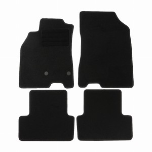 Basic Fussmatten passend für Renault Megane III 2008-2015 Schwarz