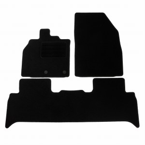 Basic Fussmatten passend für Renault Scenic III 2009-2016 Schwarz