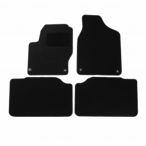 Basic Fussmatten passend für Seat Alhambra I 5-Sitzer 1996-2010 Schwarz