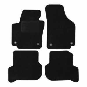 Basic Fussmatten passend für Seat Altea XL 2006-2015 Schwarz