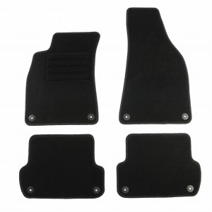 Basic Fussmatten passend für Seat Exeo 2008-2013 Schwarz