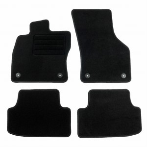 Basic Fussmatten passend für Seat Leon III 2012- Schwarz
