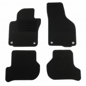 Basic Fussmatten passend für Skoda Octavia II [1Z] 2004-2013 Schwarz