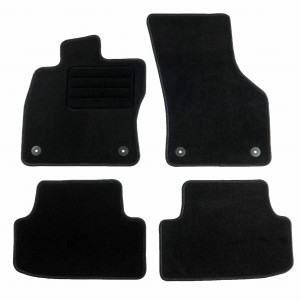Basic Fussmatten passend für Skoda Octavia III 2012- Schwarz