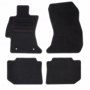 Basic Fussmatten passend für Subaru Impreza IV WRX STi 2014-2018 Schwarz
