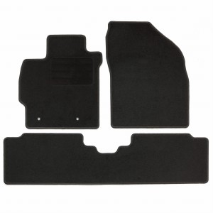 Basic Fussmatten passend für Toyota Auris I 2007-2012 Schwarz
