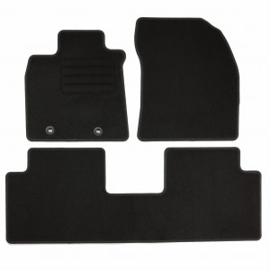 Basic Fussmatten passend für Toyota Avensis III 2008-2018 Schwarz