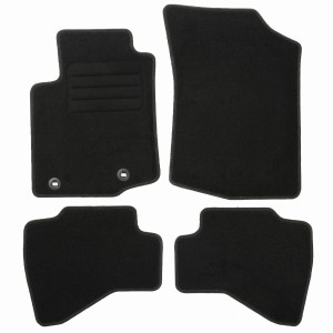 Basic Fussmatten passend für Toyota Aygo II 2014- Schwarz