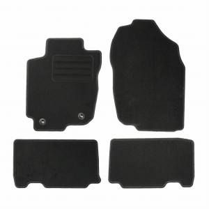 Basic Fussmatten passend für Toyota Rav4 IV 2013-2018 Schwarz