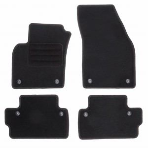 Basic Fussmatten passend für Volvo C30 2006-2012 Schwarz