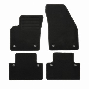 Basic Fussmatten passend für Volvo S40 II 2004-2012 Schwarz