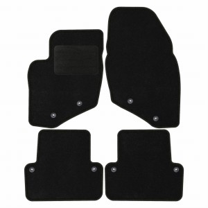 Basic Fussmatten passend für Volvo V70 II 2000-2007 Schwarz