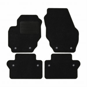 Basic Fussmatten passend für Volvo XC-70 III 2011-2016 Schwarz