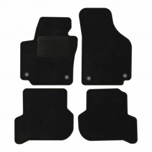 Basic Fussmatten passend für VW Golf Plus V 2005-2014 Schwarz