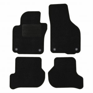 Basic Fussmatten passend für VW Golf VI 2008-2013 Schwarz