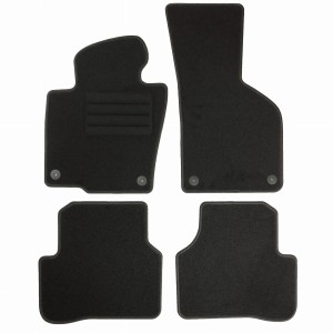 Basic Fussmatten passend für VW Passat B6 2005-2010 Schwarz