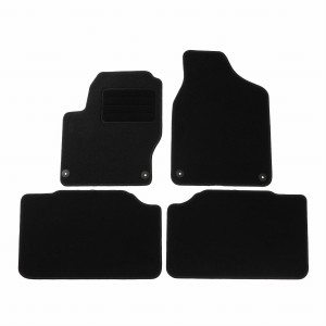 Basic Fussmatten passend für VW Sharan I 5-Sitzer 1995-2010 Schwarz