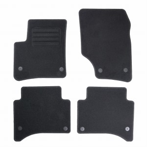Basic Fussmatten passend für VW Touareg I 2002-2010 Schwarz
