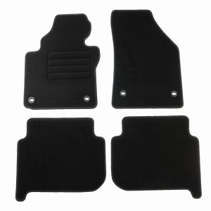 Basic Fussmatten passend für VW Touran I 2003-2010 Schwarz