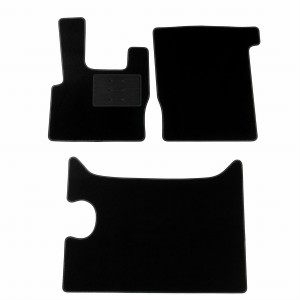 Carbon Fussmatten passend für DAF XF 105 Schaltgetriebe 2005-