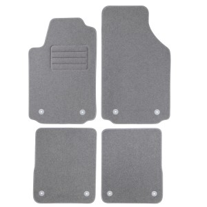 Basic Fussmatten passend für Audi A2 8Z 1999-2005 Grau