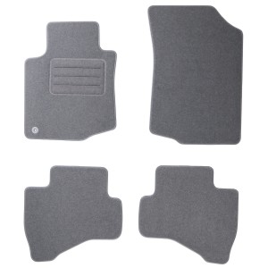 Basic Fussmatten passend für Citroen C1 I 2005-2014 Grau