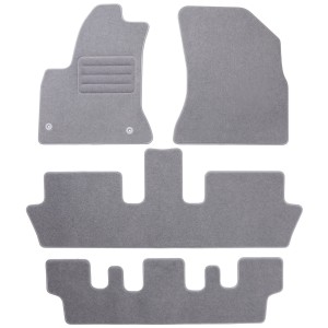 Basic Fussmatten passend für Citroen C4 Grand Picasso 2006-2013 Grau
