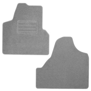 Basic Fussmatten passend für Fiat Scudo II 2006-2016 Grau
