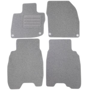 Basic Fussmatten passend für Honda Civic VIII Schrägheck 5-türig 2006-2011 Grau