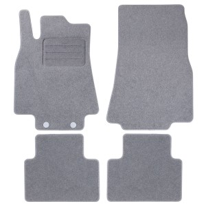 Basic Fussmatten passend für Mercedes-Benz A-Klasse W169 2004-2012 Grau