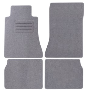 Basic Fussmatten passend für Mercedes-Benz E-Klasse W124 1984-1997 Grau