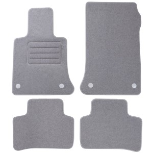 Basic Fussmatten passend für Mercedes-Benz GLK-Klasse X204 2008-2015 Grau