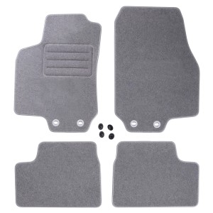 Basic Fussmatten passend für Opel Astra II G 1998-2009 Grau