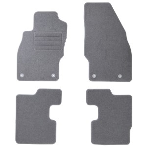 Basic Fussmatten passend für Opel Corsa D 2006-2014 Grau