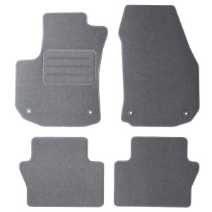 Basic Fussmatten passend für Opel Zafira B 5-Sitzer 2005-2011 Grau