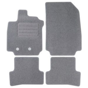 Basic Fussmatten passend für Renault Clio III 2005-2012 Grau