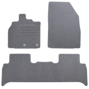 Basic Fussmatten passend für Renault Scenic III 2009-2016 Grau