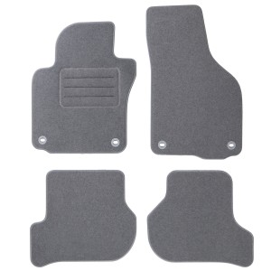 Basic Fussmatten passend für Seat Leon II 2005-2012 Grau