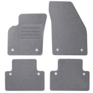 Basic Fussmatten passend für Volvo S40 II 2004-2012 Grau