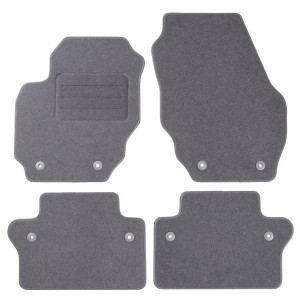 Basic Fussmatten passend für Volvo V70 III 2007-2016 Grau