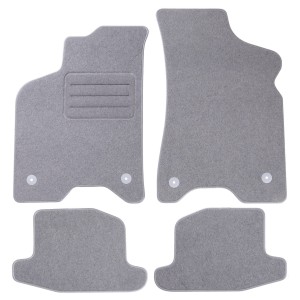 Basic Fussmatten passend für VW Lupo 1998-2005 Grau